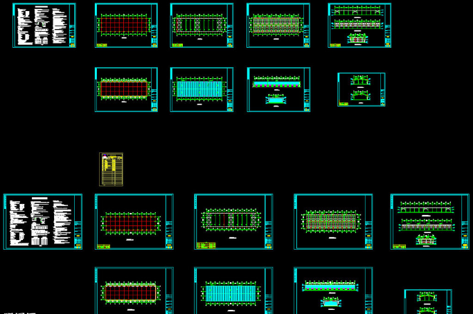 枣阳钢结构厂房图纸