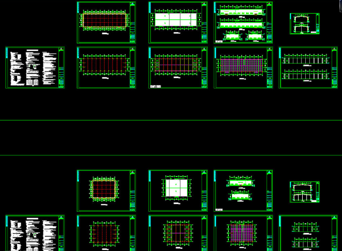 枣阳钢结构厂房图纸