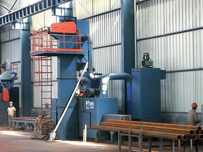 枣阳网架杆件拋丸