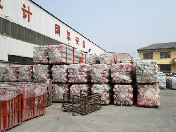 枣阳网架成品待发