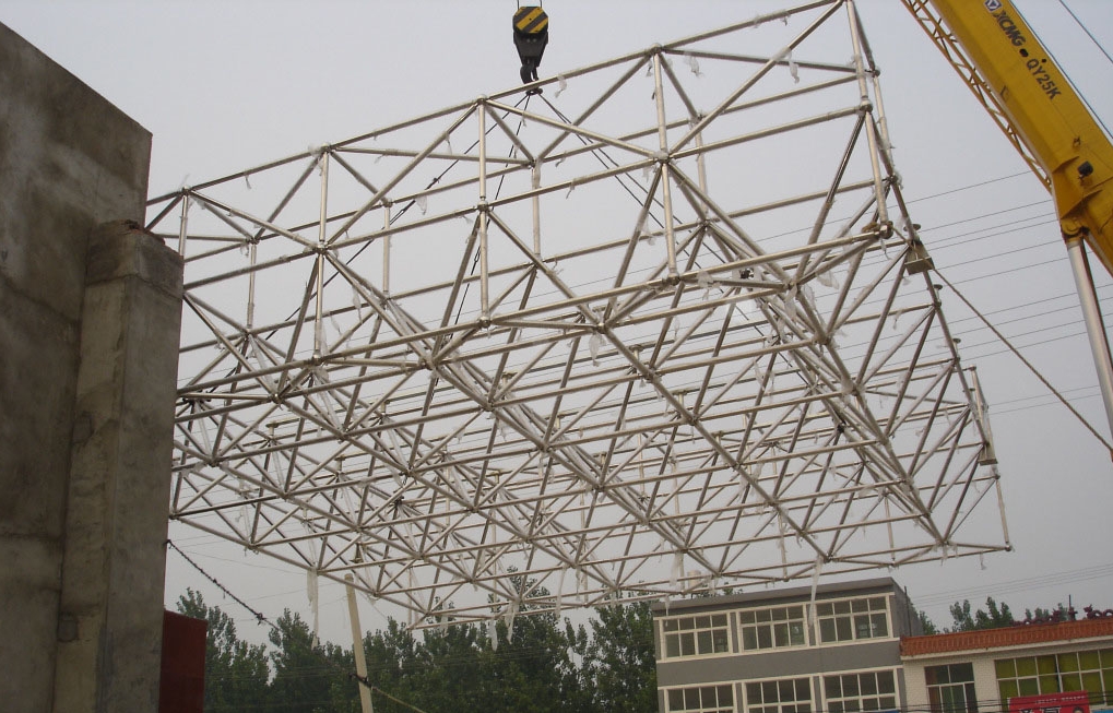 枣阳不锈钢门头网架安装